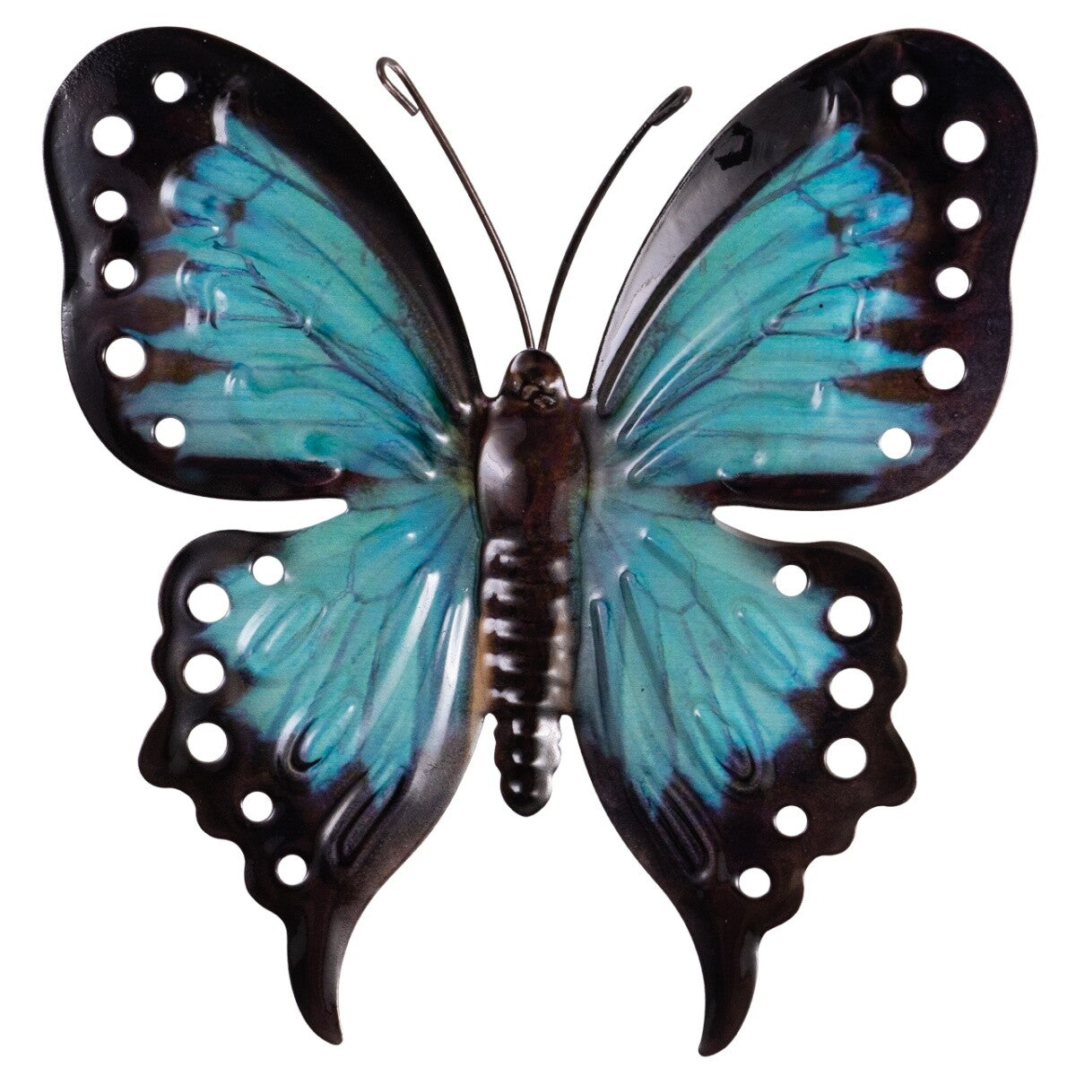 CIM Metall Wanddeko Schmetterling 3er-Set Midnight Trio Wandbild Geschenk Deko