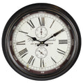 Wanduhr DUPONT &M Metall Vintage Shabby Nostalgisch Wohnzimmeruhr  ø 40cm