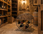 WEIN Flaschenständer Weinregal  Metall Weinflaschen Flaschenregal  Weinschrank B
