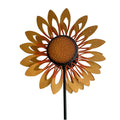 CIM Doppelwindrad Petite Sunflower Ø40cm x 160cm Gartendeko Sonnenblume Metall
