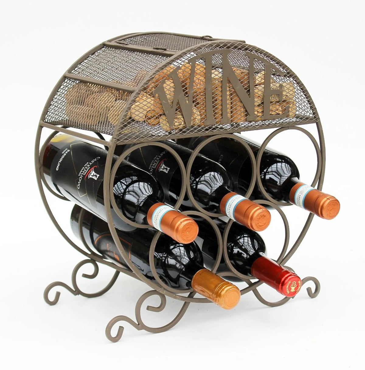 WEIN Flaschenständer Weinregal  Metall Weinflaschen Flaschenregal  Weinschrank B
