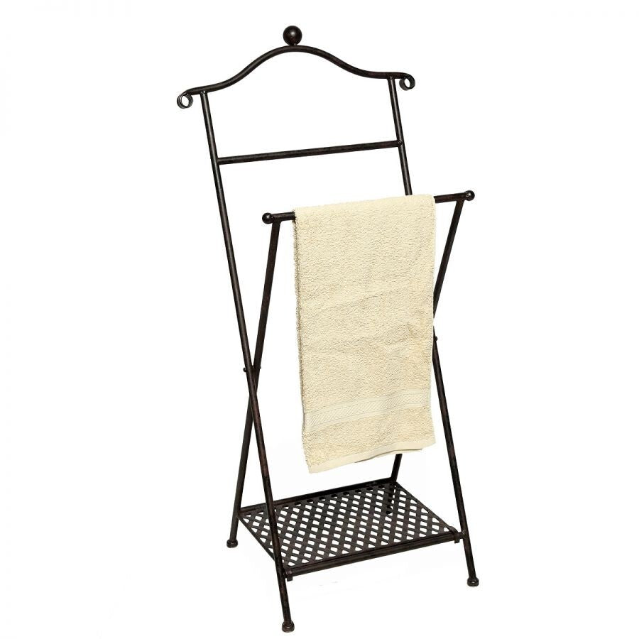 Handtuchhalter Handtuchständer Nostalgie Eisen Gästetuchhalter klappbar Bad-Deko