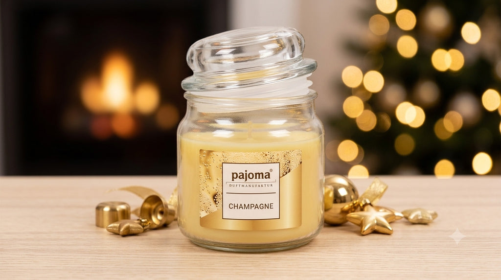 6x Pajoma Duftkerzen im Glas Set fruchtig Romantik Geschenkidee