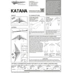 CIM Lenkdrachen Katana Green Drachen 170cm x 90cm inkl. Steuerleinen Flugdrachen