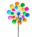 Doppelwindrad Galaxy Metall Windspiel Kinetic Spinner Windrad Deko Gartenstecker