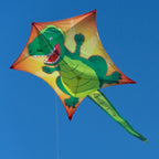 CIM Drachen Penta T-Rex 167cm x 102cm Einleiner Flugdrachen Kinder Drachenschnur