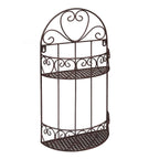 Wandregal Metall antikfarbe Vintage Landhausstil Shabby Chic NEU Regal Küche Bad