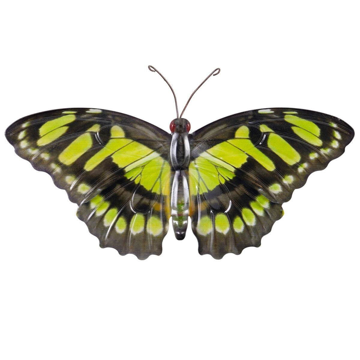 CIM Metall Wanddeko Schmetterling 2er-Set Green/BlueTiger Wandbild Geschenk Deko
