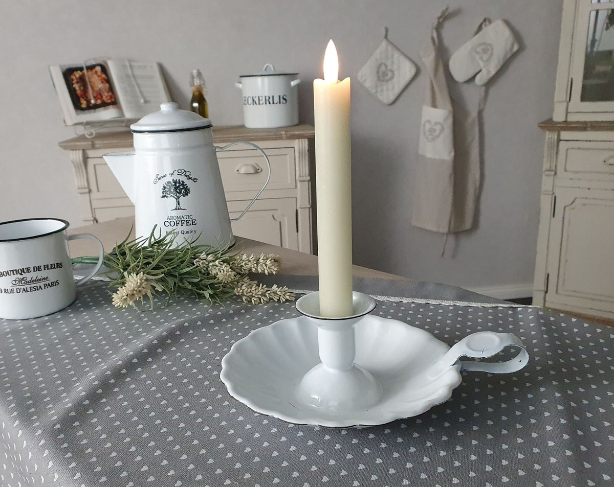 Romantik Kerzenhalter Kerzenständer Kerzenleuchter Kammerleuchter Nostalgie Deko