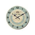 Wanduhr analog The Prince sleeps here MDF 33cm Shabby Vintage