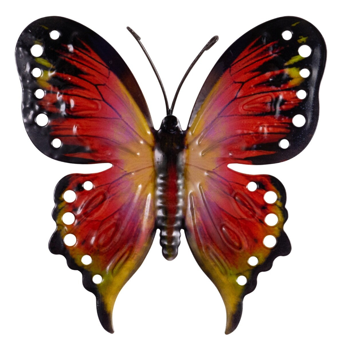 CIM Metall Wanddeko Schmetterling 3er-Set Midnight Trio Wandbild Geschenk Deko