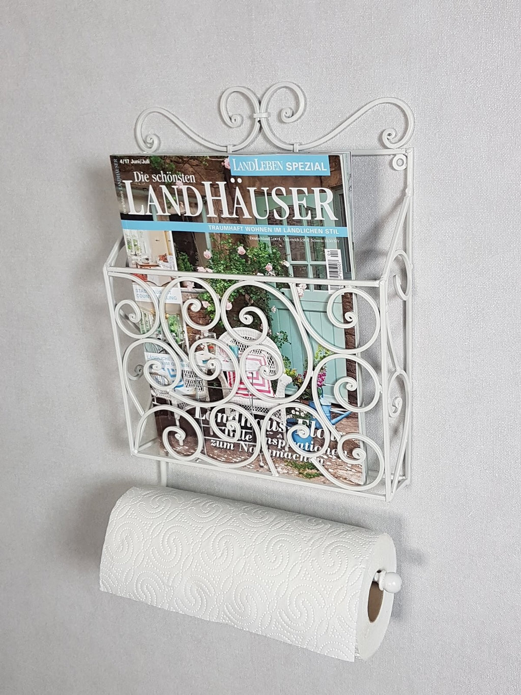 Zeitungsständer zum Aufhängen Handtuch-Halter fü Toilettenpapier u. Küchenrollen