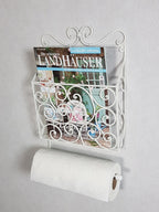 Zeitungsständer zum Aufhängen Handtuch-Halter fü Toilettenpapier u. Küchenrollen