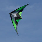 CIM Lenkdrachen Katana Green Drachen 170cm x 90cm inkl. Steuerleinen Flugdrachen