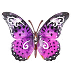 CIM Metall Wanddeko Schmetterling 3er-Set Speckled Wandbild Geschenk Deko